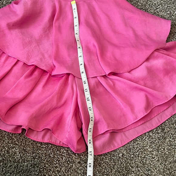 STEPS New York Pink Tiered Ruffle Romper Dress Size Small - Picture 9 of 13